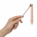 Rosy Gold Feather Tickler & Whip 2w1 - Roża Złota, elegancki design Rosy Gold