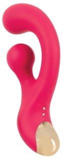 Sweet Smile G-Spot Vibrator z rotacją i podwojną mocą, fioletowy 18 cm Sweet Smile