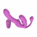 Teazers Strapless Strap-On Pink - System bezpaskowy z wibracjami i pilotem Teazers