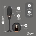 Teazers Vibrating Egg Black - Model z Pilotem, 10 Trybow, USB Teazers