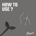 Teazers Vibrating Egg Black - Model z Pilotem, 10 Trybow, USB Teazers