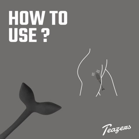 Teazers Vibrating Egg Black - Model z Pilotem, 10 Trybow, USB Teazers