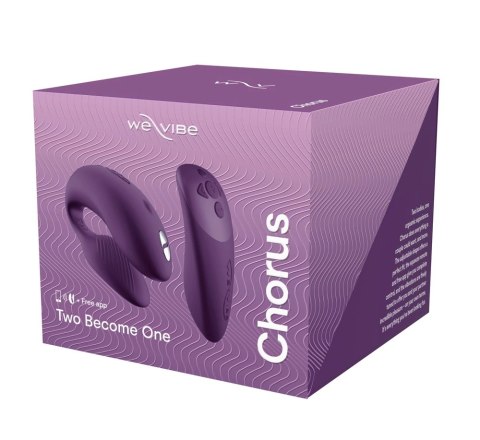 We-Vibe Chorus Purple - Wibrujący model dla par, sterowanie aplikacją We-Vibe