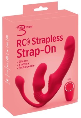 You2Toys Triple Teaser RC silikonowy system intymny 3w1 z pilotem Strapless Strap-On