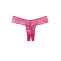 Allure Chiqui Love stringi damskie z koronką bez części dolnej czarne Allure