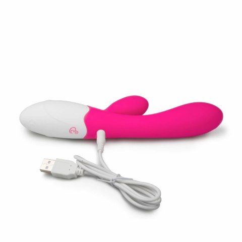 Aurora Vibe model Rabbit - silikonowy, dwusilnikowy, fioletowy Easytoys