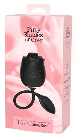 Fifty Shades of Grey Dark Blushing Rose - zestaw pulsator i wibrator wodoodporny Fifty Shades of Grey