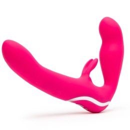 Happy Rabbit Strapless Strap-On Pink rożowy silikonowy model 23cm USB Happy Rabbit