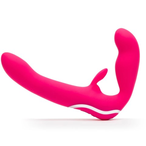 Happy Rabbit Strapless Strap-On Pink rożowy silikonowy model 23cm USB Happy Rabbit