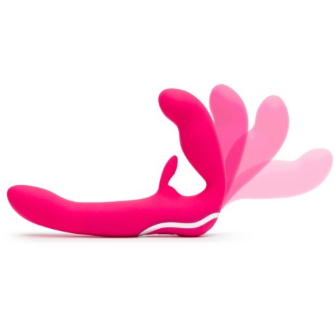 Happy Rabbit Strapless Strap-On Pink rożowy silikonowy model 23cm USB Happy Rabbit
