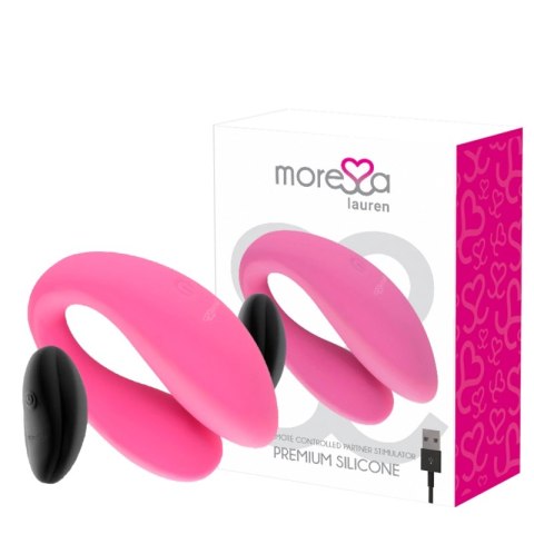 MORESA Lauren - Stymulator dla par zdalnie sterowany, silikonowy, IPX7 MORESSA