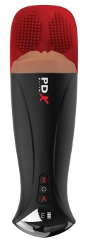 PDX Elite Fuck-O-Matic Pro XL Brązowy - Automatyczny System Masażu XL PDX