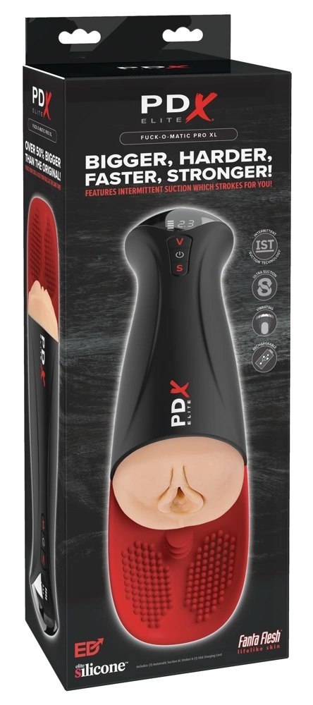 PDX Elite Fuck-O-Matic Pro XL Light - maszyna intymna XL z masażerem PDX