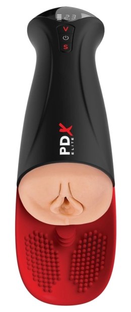 PDX Elite Fuck-O-Matic Pro XL Light - maszyna intymna XL z masażerem PDX