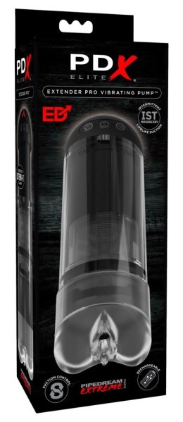Pipedream PDX Elite Automatyczna Przezroczysta Pompa Intymna 3 Tryby PDX