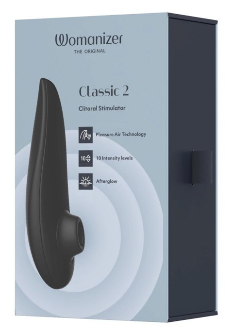 Womanizer Classic 2 Black - urządzenie z 10 trybami, wodoodporne Womanizer