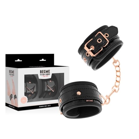 BEGME Premium Black Edition - Anatomiczne mankiety na kostki z neoprenem BEGME