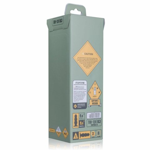 BUTTR Tactical III - duży model anatomiczny z żebrowaną powierzchnią 7 cm BUTTR
