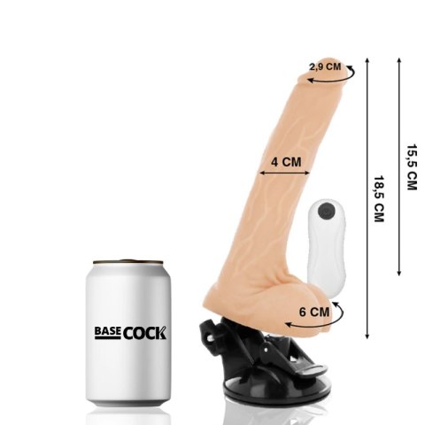 Basecock model przegubowy pilot 18,5 cm x 4 cm TPE z przyssawką BASECOCK
