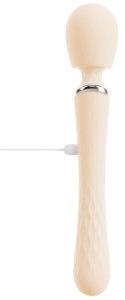Beau coeur Taviro Big Wand - wielofunkcyjny masażer 2w1, silikonowy, 31,7 cm Beau coeur