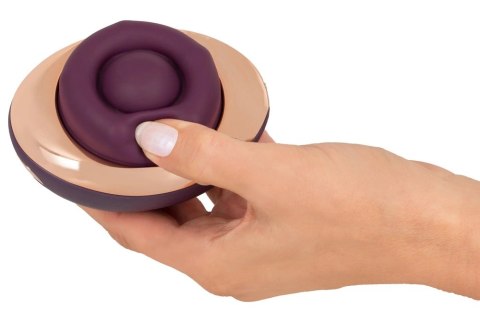 Belou Rotating Vulva Ma - wielofunkcyjny masażer z 2 silnikami, USB, czarny Belou