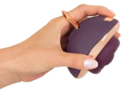Belou Rotating Vulva Ma - wielofunkcyjny masażer z 2 silnikami, USB, czarny Belou