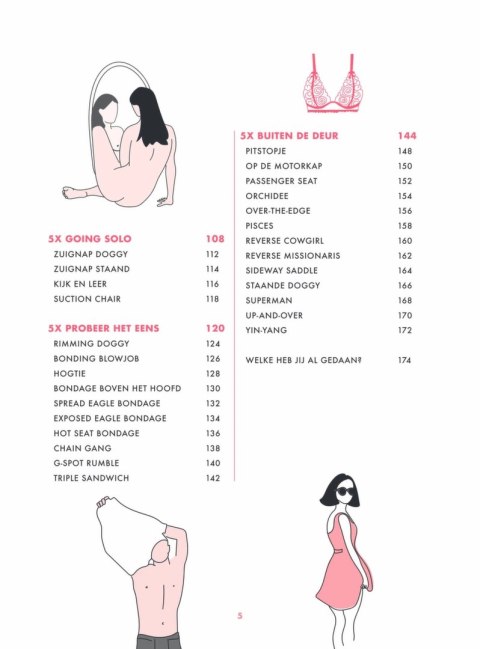 Boekenkast Kamasutra Bucketlist - Inspirująca książka pozycji, 192 strony Boekenkast