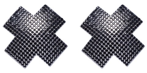 Cottelli ACCESSOIRES ozdoby na ciało Cross czarne 7,5x7,5 cm wielorazowe Cottelli