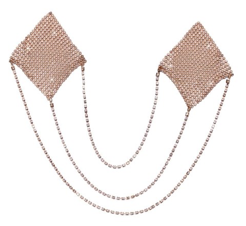 Cottelli Accessoires Złote Ozdoby na Ciało z Łańcuszkami 6,5 cm Cottelli