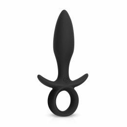 EasyToys Butt Buzzer silikonowy model wibrujący z uchwytem USB czarny Easytoys