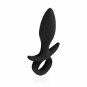 EasyToys Butt Buzzer silikonowy model wibrujący z uchwytem USB czarny Easytoys