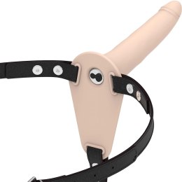 Fetish Submissive Harness silikonowy model z funkcją wibracji 15 cm FETISH SUBMISSIVE