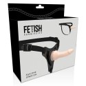 Fetish Submissive Uprząż silikonowa z elementem anatomicznym 16cm czarna FETISH SUBMISSIVE