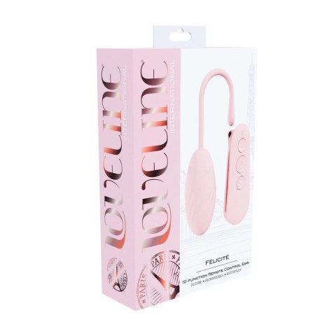 Loveline Felicite Paris Egg - Model rożowy, 10 trybow, silikon Loveline by Shots