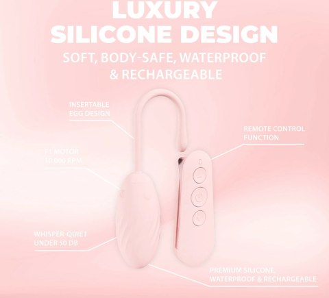 Loveline Felicite Paris Egg - Model rożowy, 10 trybow, silikon Loveline by Shots