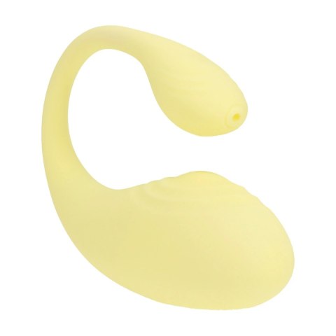 Loveline G-Spot Remote Control Vibe żołty - 10 trybow, model C-shape Loveline by Shots
