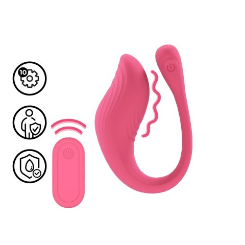 Loveline G-Spot Vibe Pink - Wibrujący model z pilotem bezprzewodowym Loveline by Shots