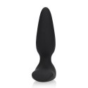 Loveline Smooth Plug z funkcją wibracji i pilotem Licorice Black Loveline by Shots
