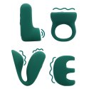 Loving Joy (S)explore Set Green Crystal - Zestaw Intymny 4w1 Loveline by Shots