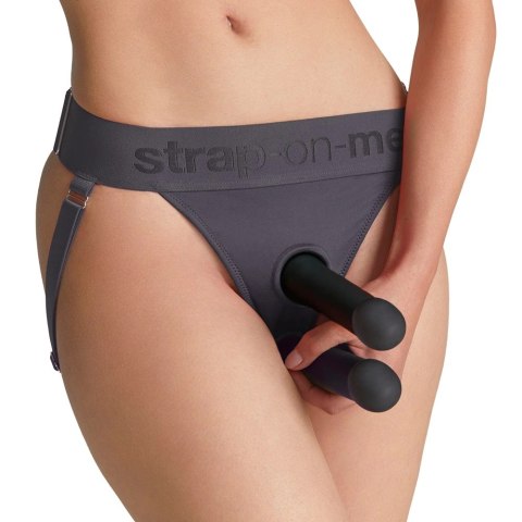 Strap-On-Me Unique Harness One Size Szary - Mikrofi b ra, Regulowany Strap-on-me