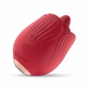Teazers Rose Model - Wibrujący Symulator z Funkcją Licking, Czerwony Teazers