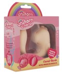 Unihorn C-Horse Coral Throb silikonowy masażer dwusilnikowy 15 cm rożowy Unihorn