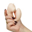 Unihorn C-Horse Coral Throb silikonowy masażer dwusilnikowy 15 cm rożowy Unihorn