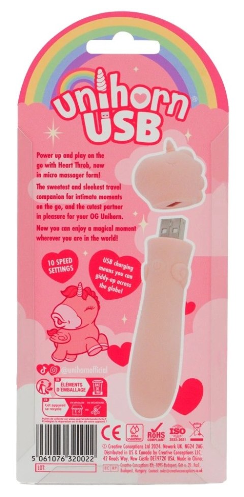 Unihorn Heart Throb Mini - kompaktowy model USB w kształcie jednorożca Unihorn