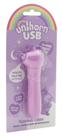 Unihorn Karma Lilac Mini - kompaktowy model z ładowaniem USB, fioletowy Unihorn