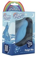 Unihorn Narwhal - Dwufunkcyjny stymulator łechtaczki z silikonu, 14,3 cm Unihorn