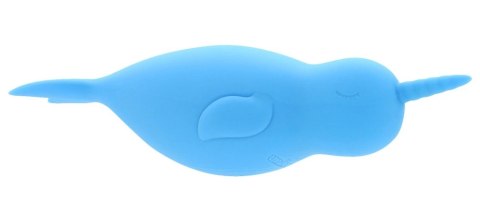 Unihorn Narwhal - Dwufunkcyjny stymulator łechtaczki z silikonu, 14,3 cm Unihorn