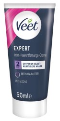Veet EXPERT Zestaw do pielęgnacji okolic intymnych z kremem i pianką 2x50ml Veet