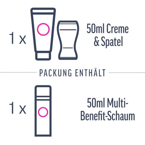 Veet EXPERT Zestaw do pielęgnacji okolic intymnych z kremem i pianką 2x50ml Veet