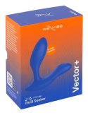 We-Vibe Vector+ Royal Blue - anatomiczny masażer zdalnie sterowany, 10 trybow We-Vibe